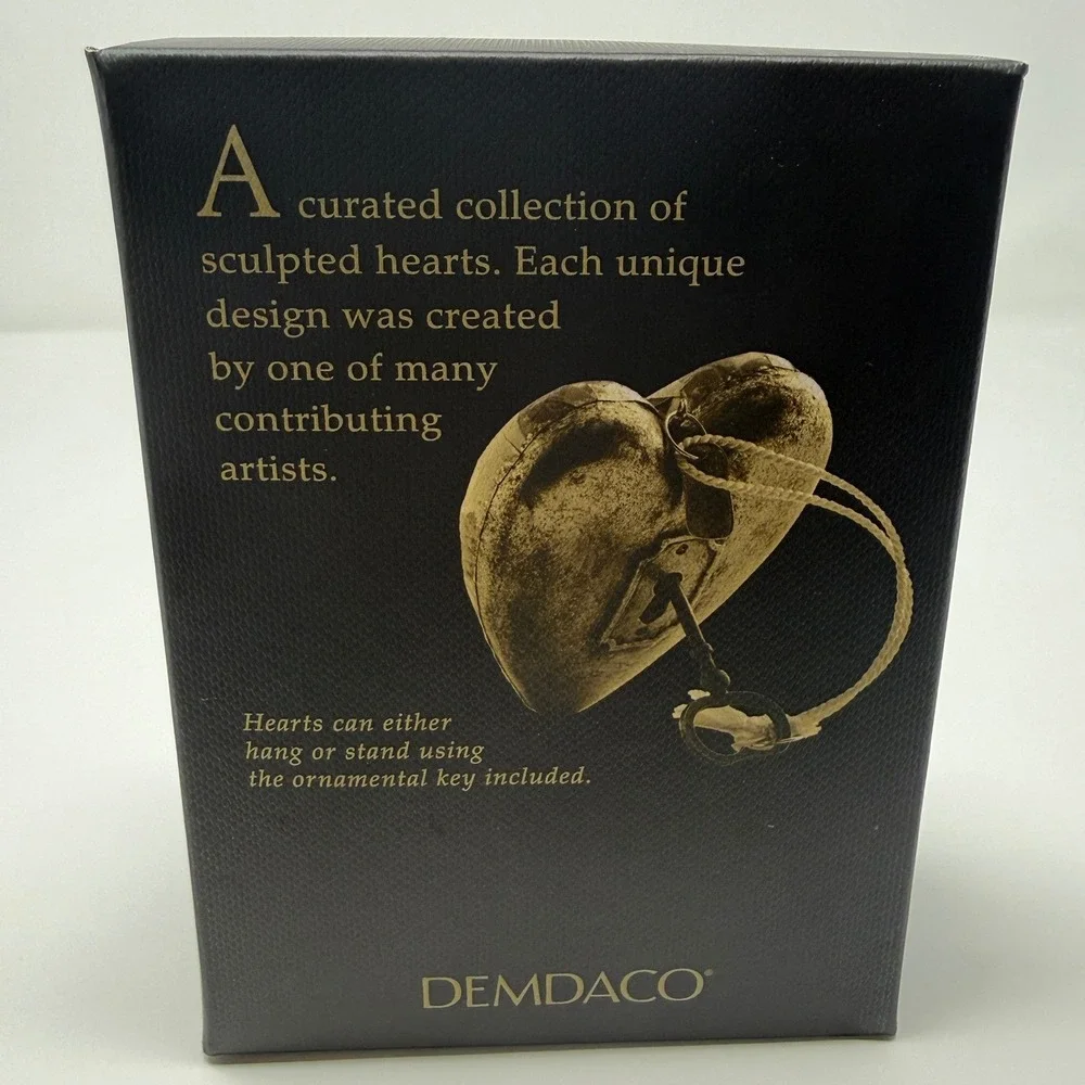 Demdaco Art Hearts Forever in Our Hearts Butterfly Sculpted Heart Keepsake Gift